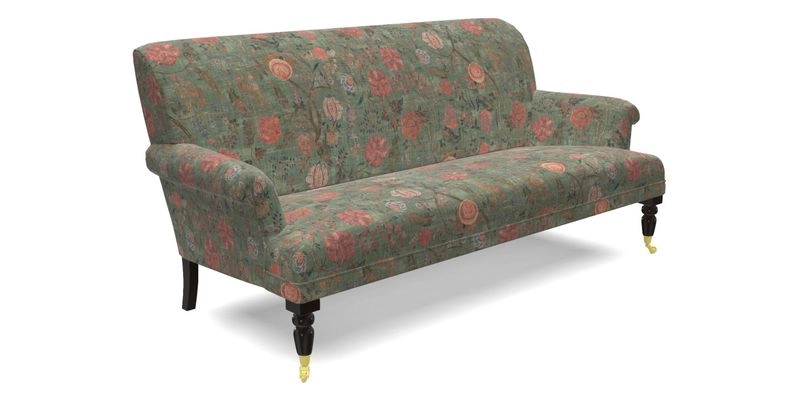 Midhurst Sofa in V&A Collection Botanical Collage All Over