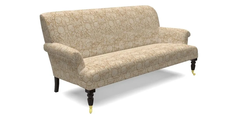 Midhurst Sofa in V&A Collection Botanical Collage All Over