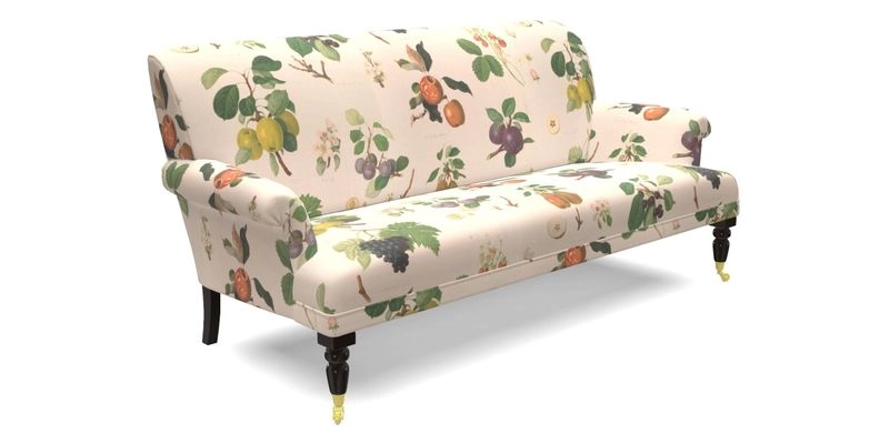 Midhurst Sofa in V&A Collection Botanical Collage All Over