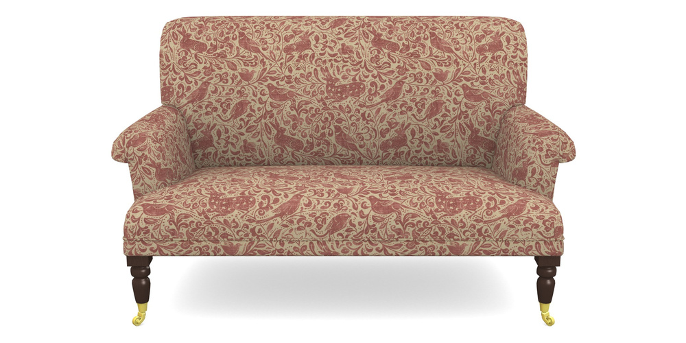 Product photograph of Midhurst 2 Seater Sofa In V A Drawn From Nature - Bird And Rabbit - Red from Sofas and Stuff Limited