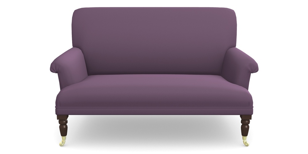 Product photograph of Midhurst 2 Seater Sofa In Clever Glossy Velvet - Blackcurrant from Sofas and Stuff Limited