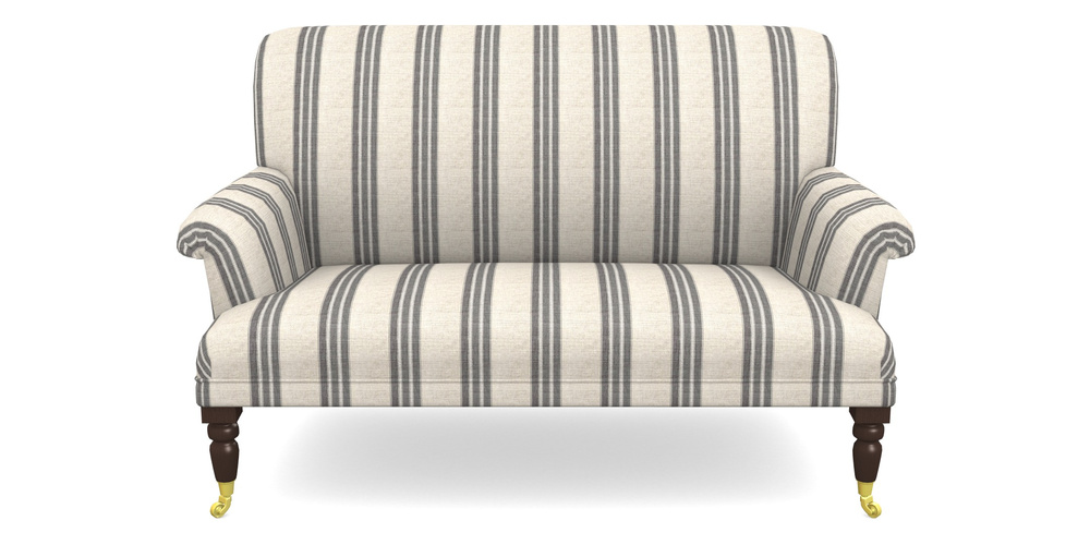 Product photograph of Midhurst 2 Seater Sofa In Cloth 18 Stripes - Bengal - Bible Black from Sofas and Stuff Limited