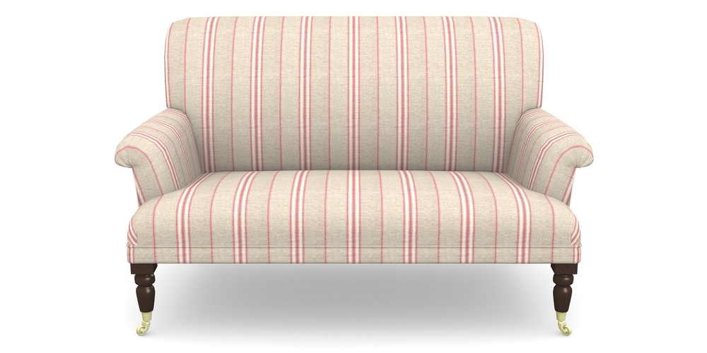 Product photograph of Midhurst 2 Seater Sofa In Cloth 18 Stripes - Regimental - Cranberry from Sofas and Stuff Limited