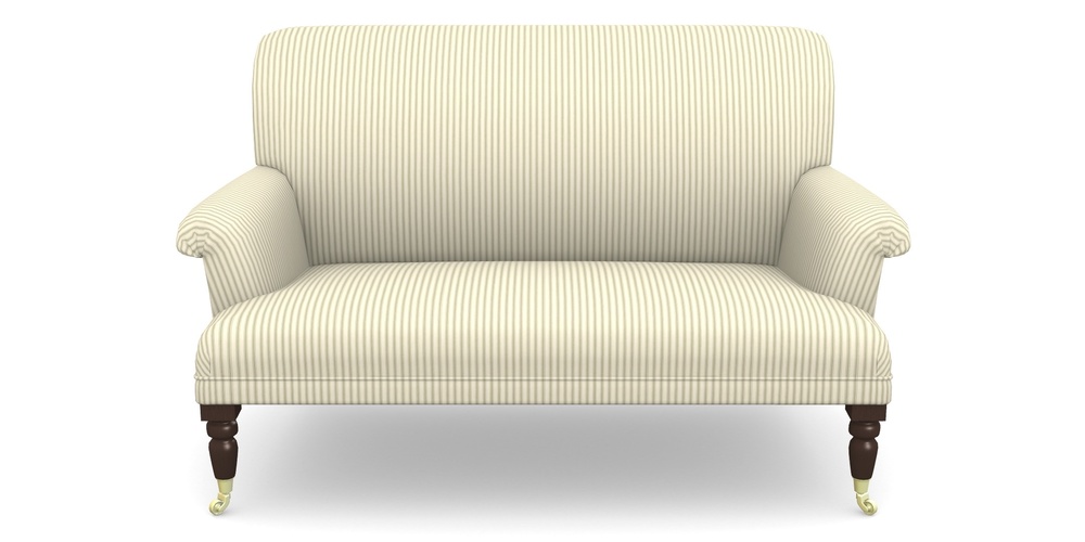 Product photograph of Midhurst 2 Seater Sofa In Cotton Stripe - Sage from Sofas and Stuff Limited