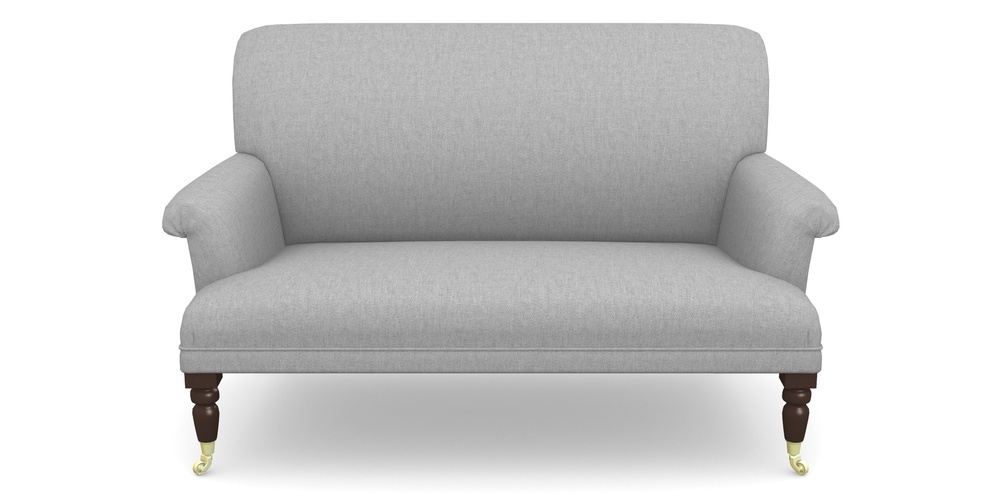 Product photograph of Midhurst 2 Seater Sofa In Easy Clean Plain - Silver from Sofas and Stuff Limited