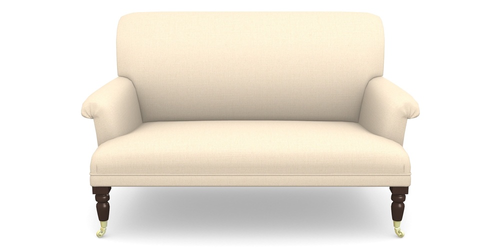 Product photograph of Midhurst 2 Seater Sofa In Plain Linen Cotton - Rice Pudding from Sofas and Stuff Limited