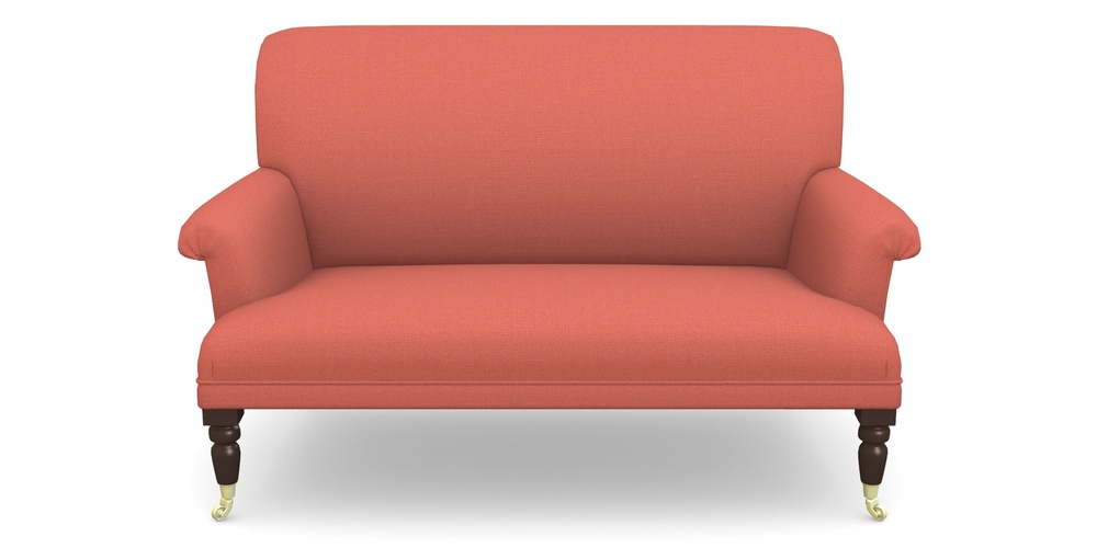 Product photograph of Midhurst 2 Seater Sofa In Plain Linen Cotton - Tequila Sunset from Sofas and Stuff Limited