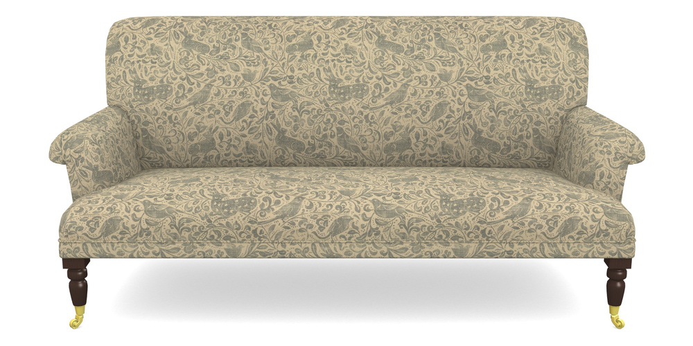 Product photograph of Midhurst 3 Seater Sofa In V A Drawn From Nature - Bird And Rabbit - Duck Egg from Sofas and Stuff Limited