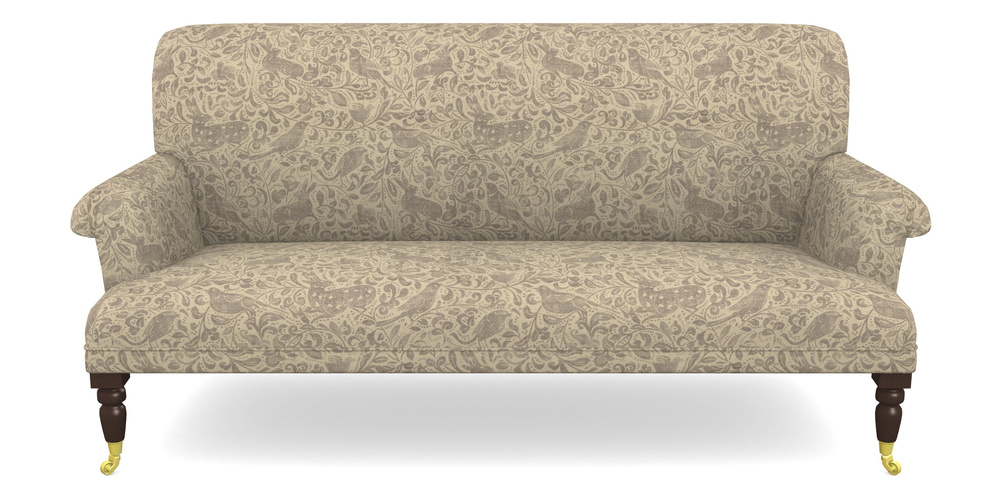 Product photograph of Midhurst 3 Seater Sofa In V A Drawn From Nature - Bird And Rabbit - Grey from Sofas and Stuff Limited