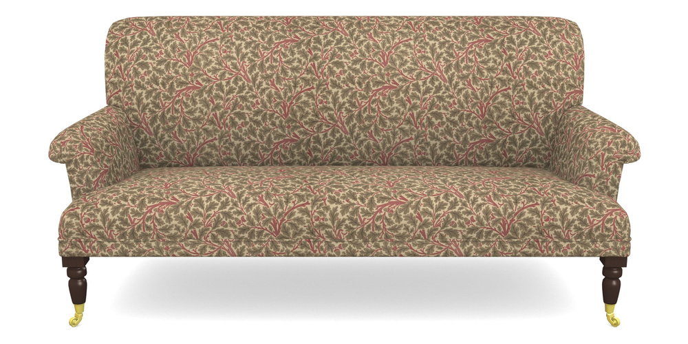 Product photograph of Midhurst 3 Seater Sofa In V A Drawn From Nature Collection - Oak Tree - Red from Sofas and Stuff Limited