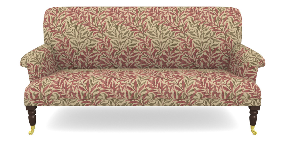 Product photograph of Midhurst 3 Seater Sofa In V A Drawn From Nature - Willow Bough Large - Red from Sofas and Stuff Limited