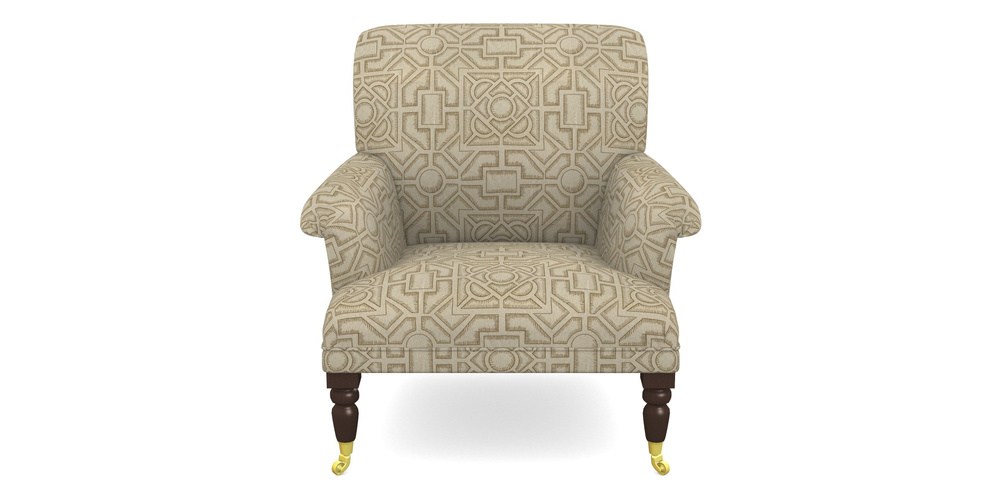 Product photograph of Midhurst Chair In Rhs Collection - Large Knot Garden Linen - Gold from Sofas and Stuff Limited