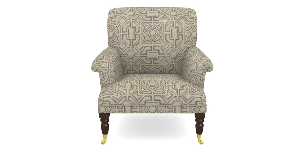 Product photograph of Midhurst Chair In Rhs Collection - Large Knot Garden Linen - Grey from Sofas and Stuff Limited