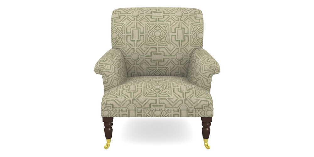 Product photograph of Midhurst Chair In Rhs Collection - Large Knot Garden Linen - Green from Sofas and Stuff Limited