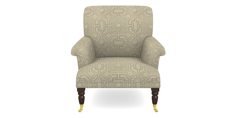 Product photograph of Midhurst Chair In Rhs Collection - Large Knot Garden Linen - Pistachio from Sofas and Stuff Limited