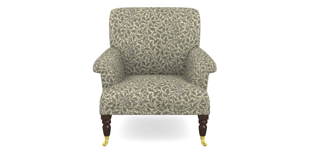 Product photograph of Midhurst Chair In V A Drawn From Nature Collection - Oak Tree - Duck Egg from Sofas and Stuff Limited