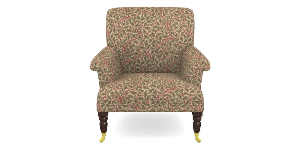 Product photograph of Midhurst Chair In V A Drawn From Nature Collection - Oak Tree - Red from Sofas and Stuff Limited