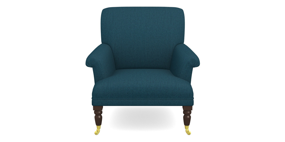 Product photograph of Midhurst Chair In Plain Linen Cotton - Ink Pot from Sofas and Stuff Limited