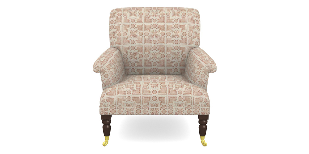 Product photograph of Midhurst Chair In Rhs Collection - Small Knot Garden Cotton Weave - Terracotta from Sofas and Stuff Limited