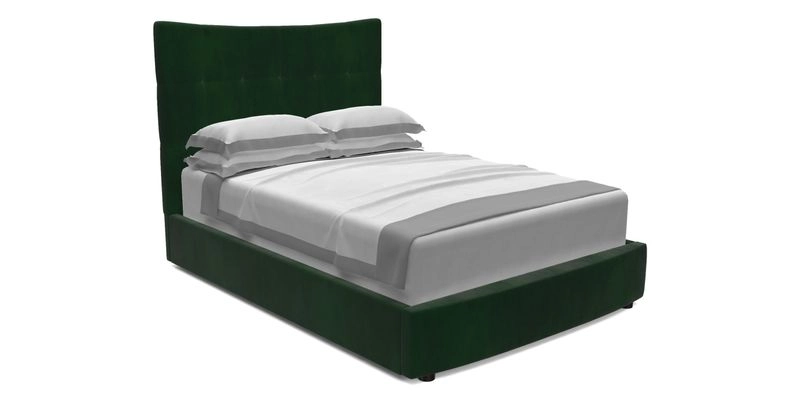 Mountclare Double Bed in Tough as Houses Cornflowers