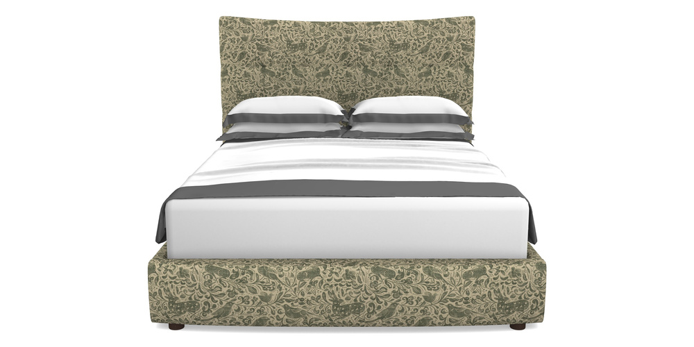 Product photograph of Mountclare King In V A Drawn From Nature - Bird And Rabbit - Dark Green from Sofas and Stuff Limited