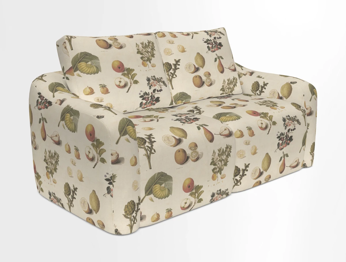 Muse 3 seater sofa in Harpers Bazaar Stripe Carnival