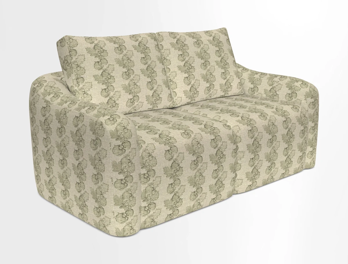 Muse 3 seater sofa in Harpers Bazaar Stripe Carnival