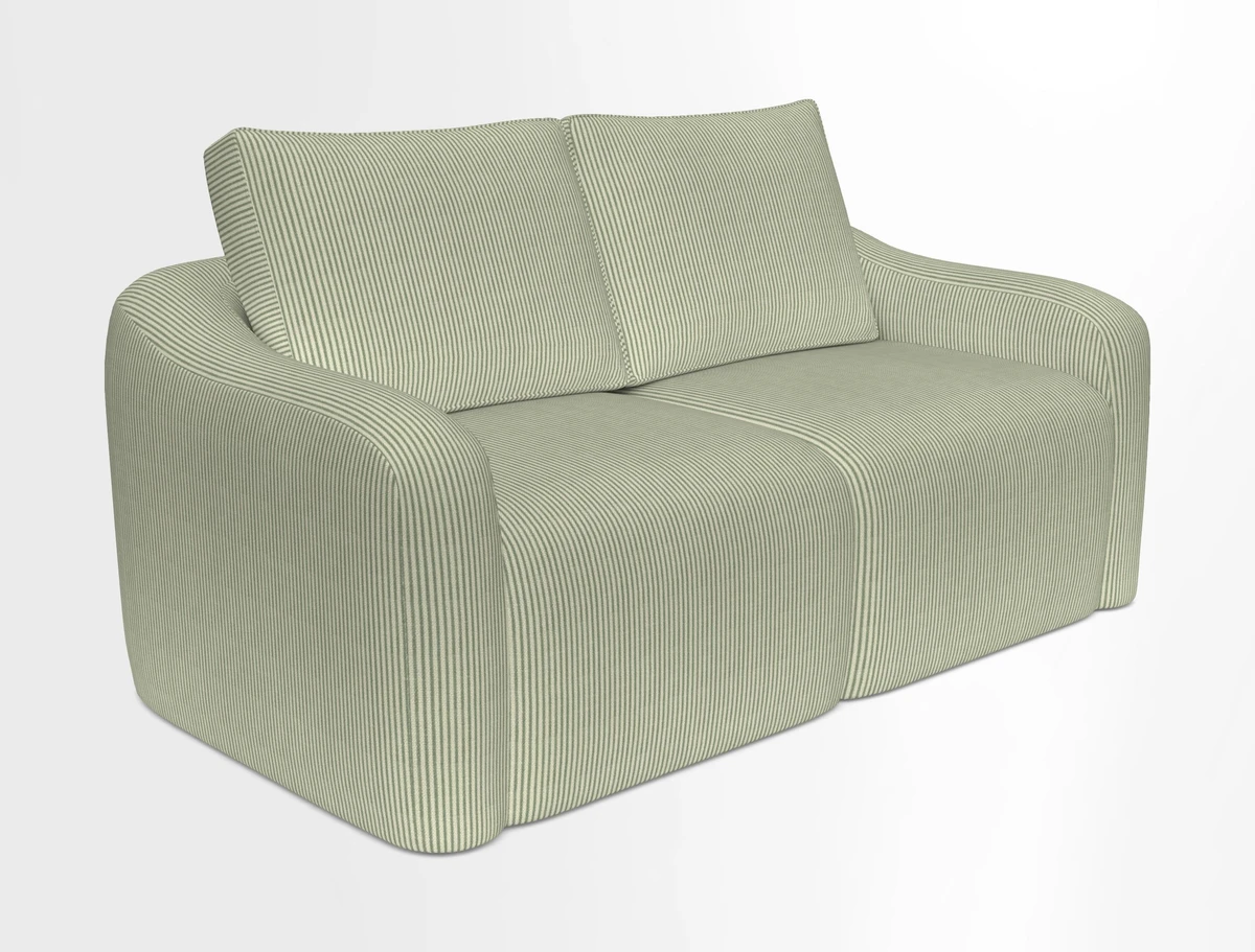 Muse 3 seater sofa in Harpers Bazaar Stripe Carnival