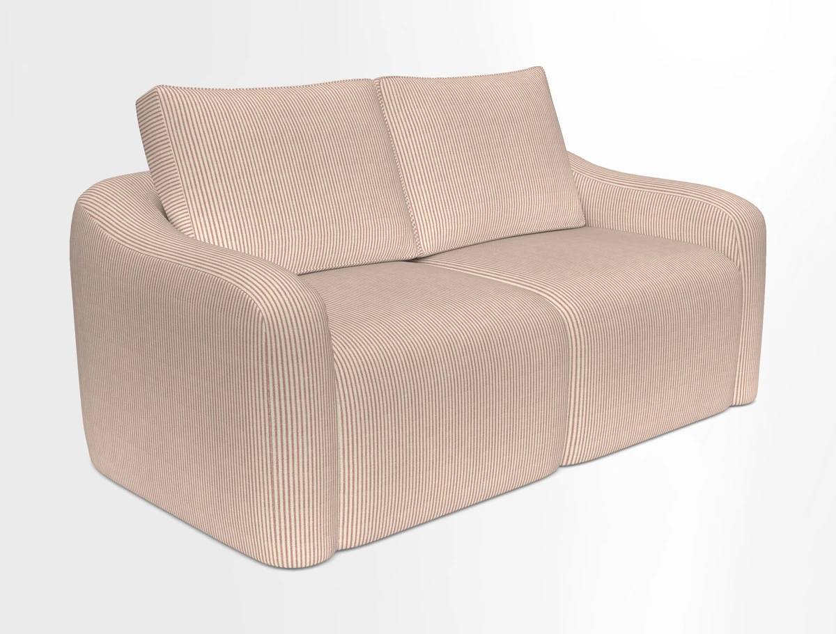 Muse 3 seater sofa in Harpers Bazaar Stripe Carnival