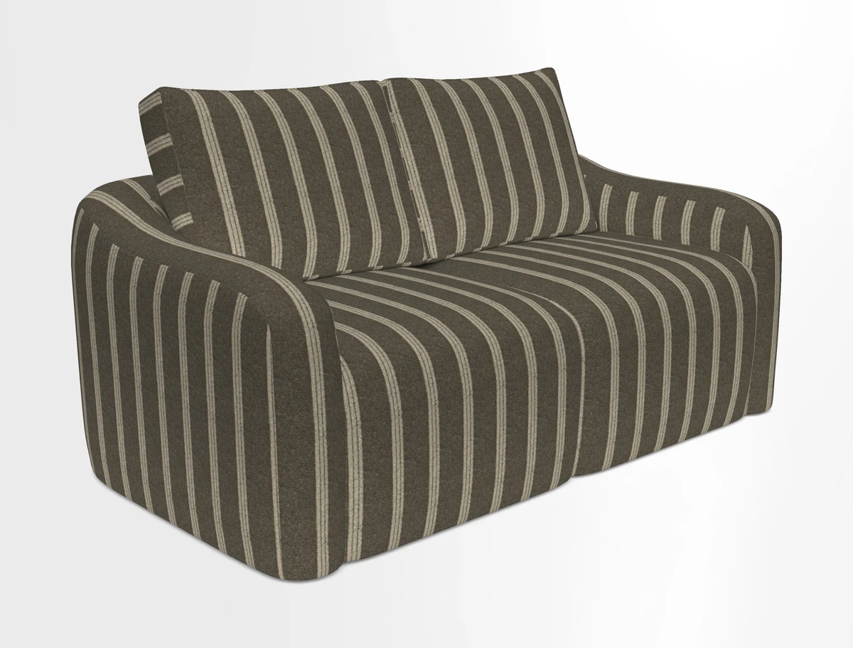 Muse 3 seater sofa in Harpers Bazaar Stripe Carnival