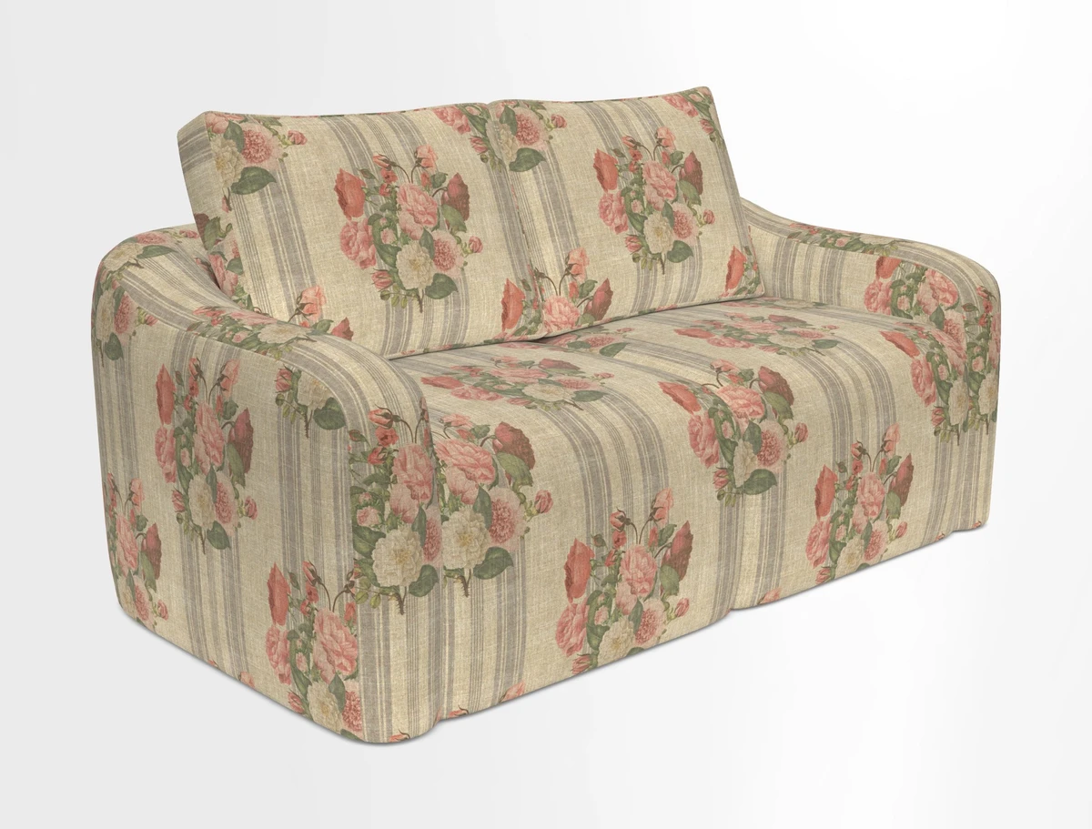 Muse 3 seater sofa in Harpers Bazaar Stripe Carnival