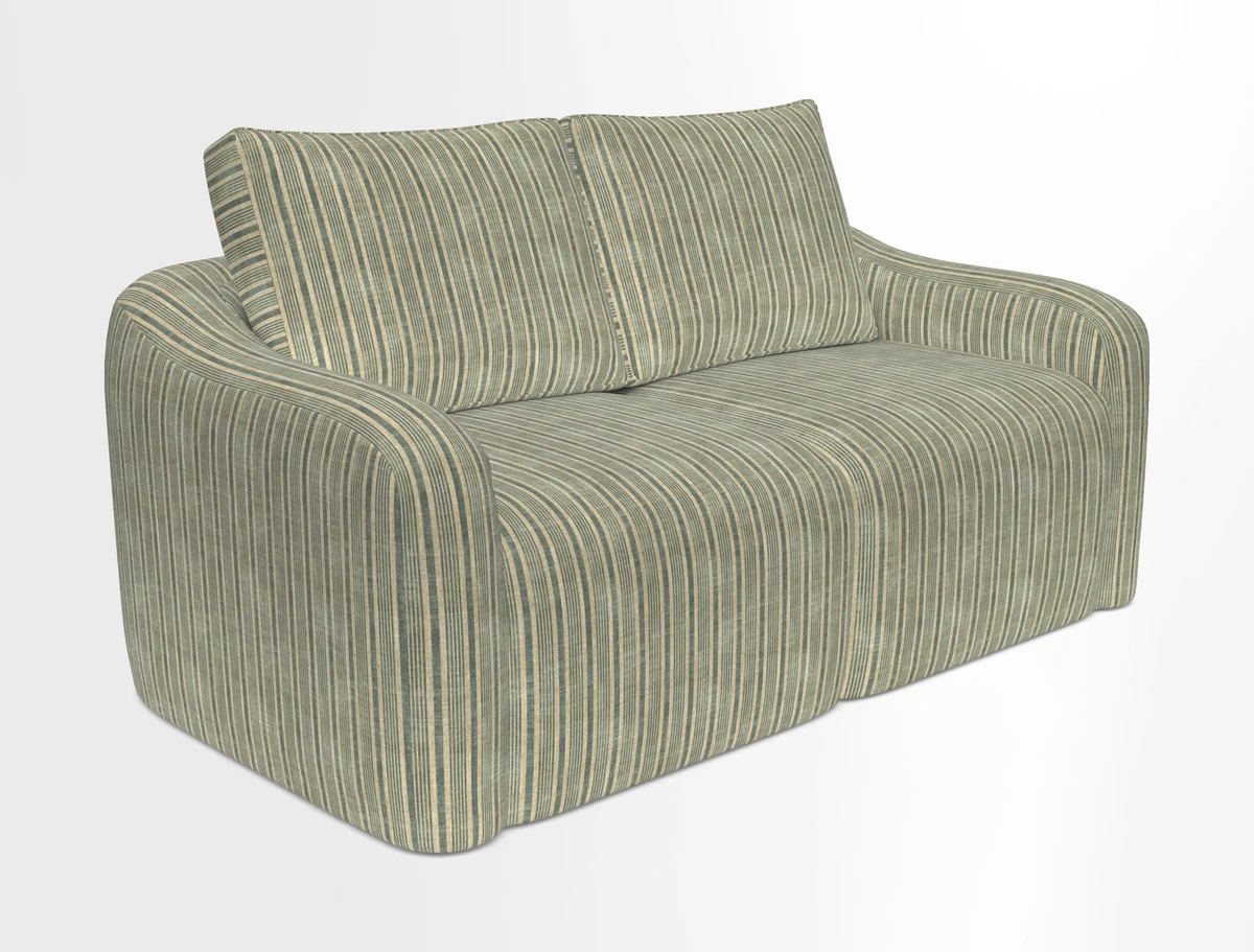 Muse 3 seater sofa in Harpers Bazaar Stripe Carnival