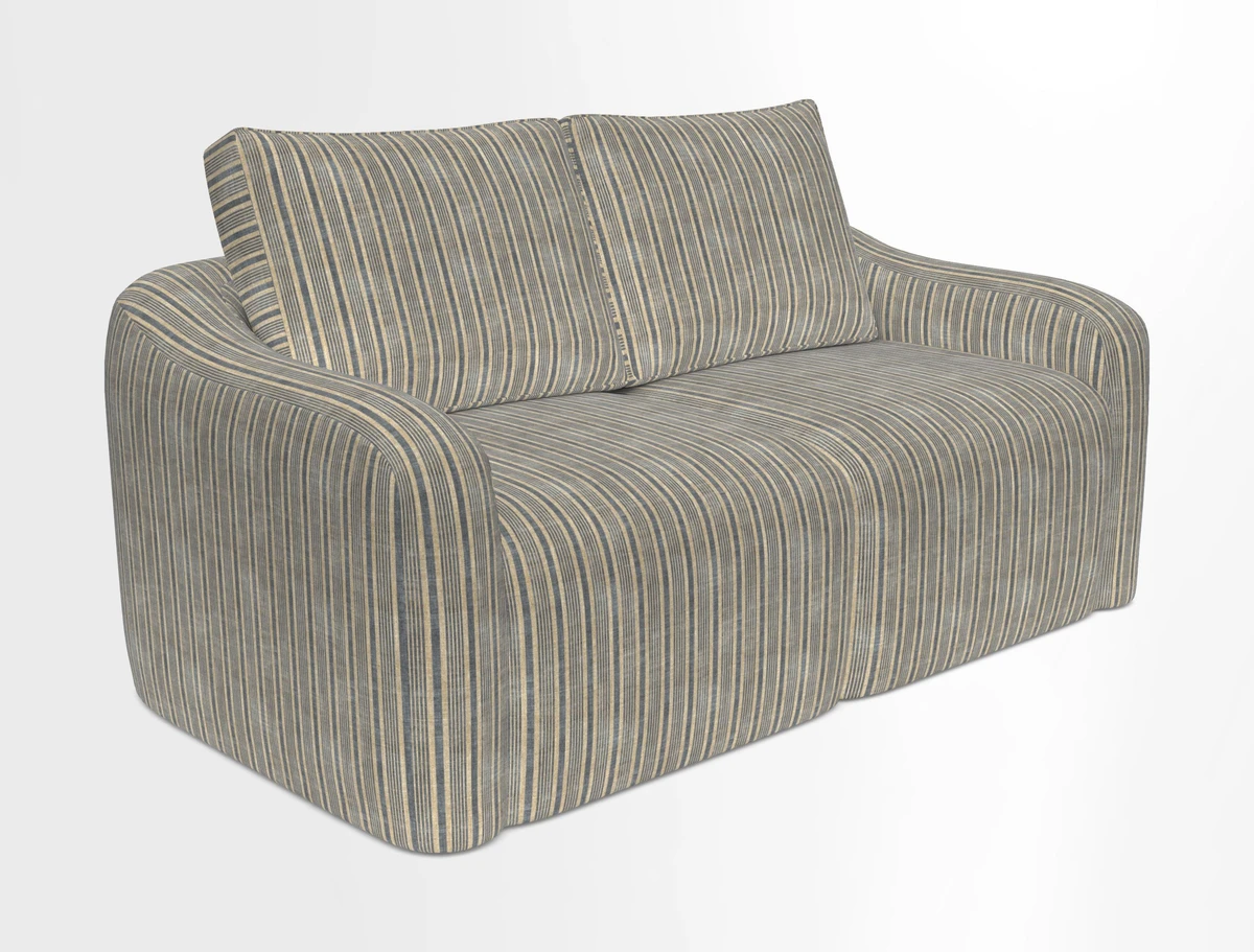 Muse 3 seater sofa in Harpers Bazaar Stripe Carnival