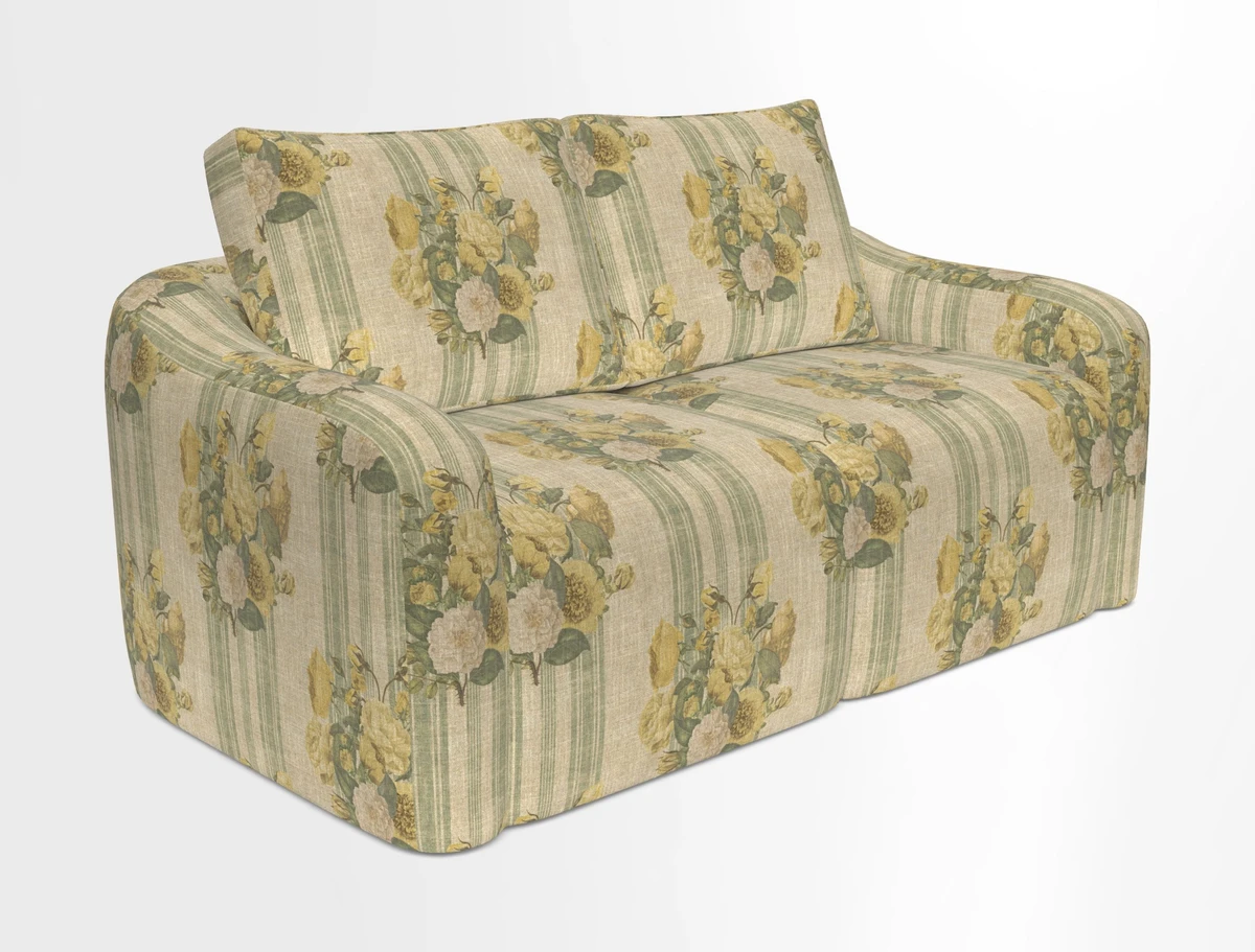 Muse 3 seater sofa in Harpers Bazaar Stripe Carnival
