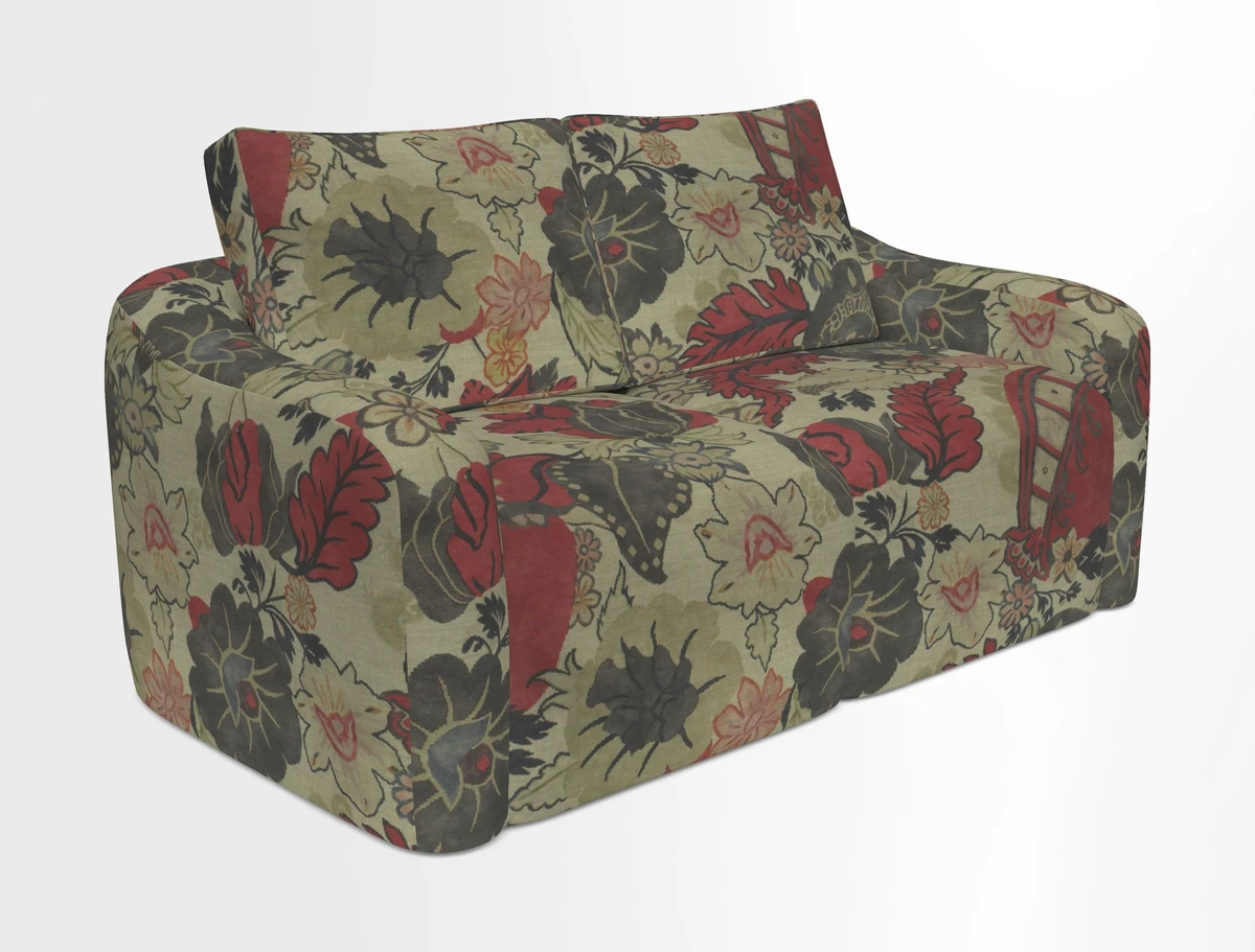Muse 3 seater sofa in Harpers Bazaar Stripe Carnival