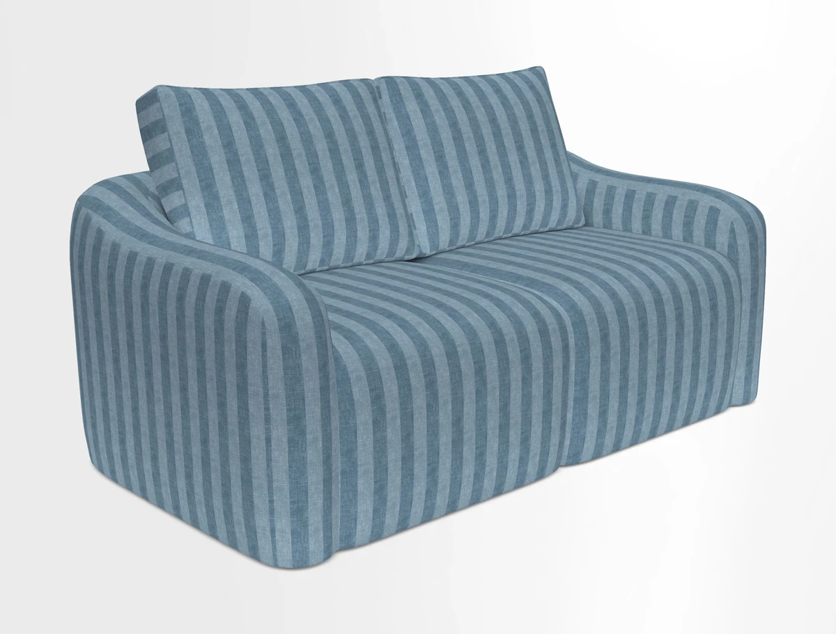 Muse 3 seater sofa in Harpers Bazaar Stripe Carnival