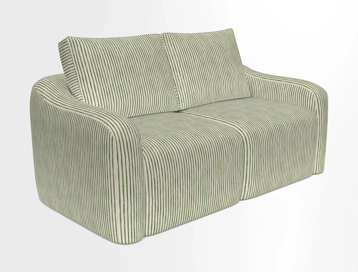 Muse 3 seater sofa in Harpers Bazaar Stripe Carnival