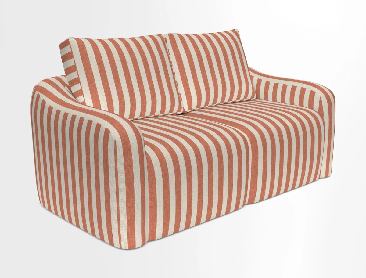 Muse 3 seater sofa in Harpers Bazaar Stripe Carnival