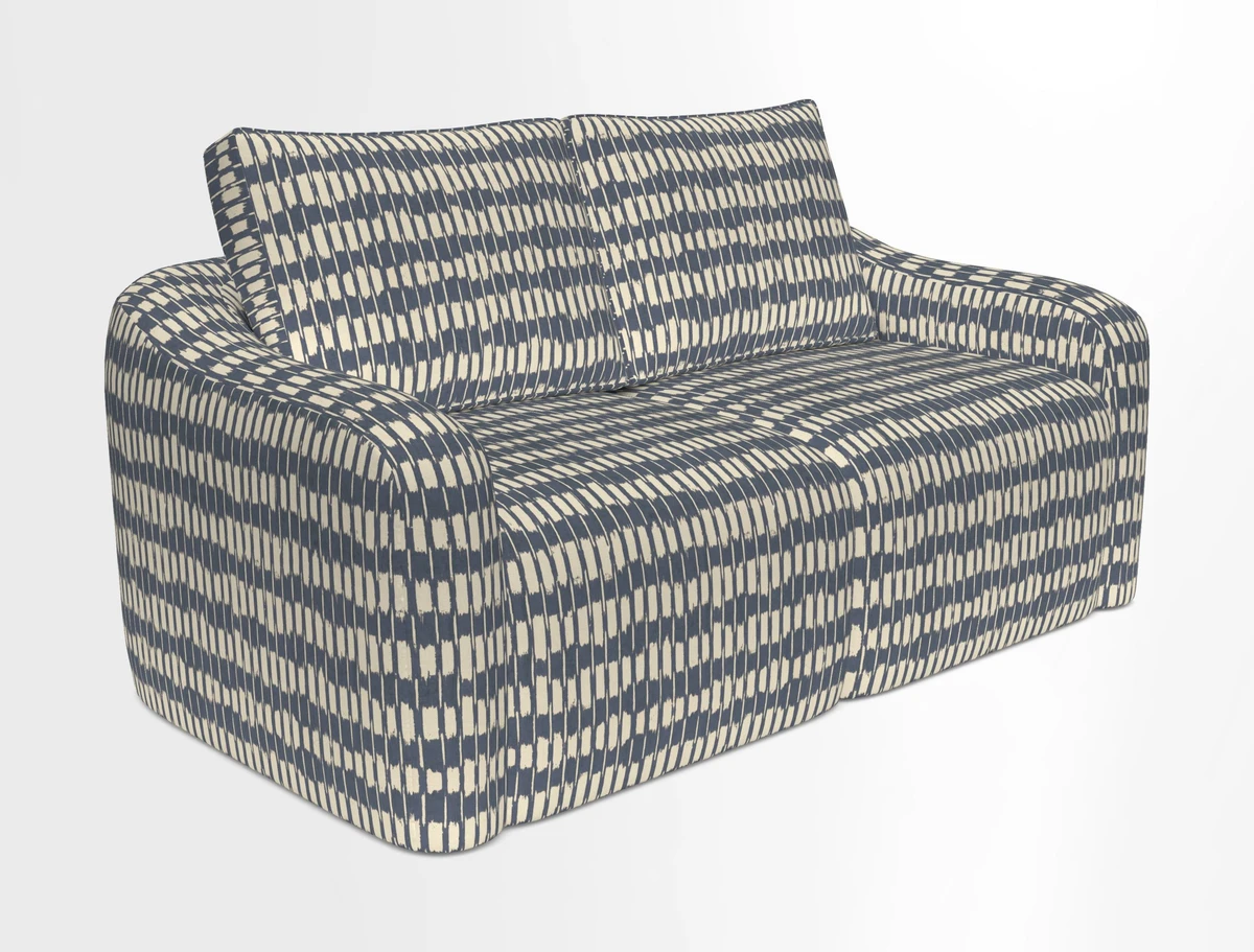 Muse 3 seater sofa in Harpers Bazaar Stripe Carnival