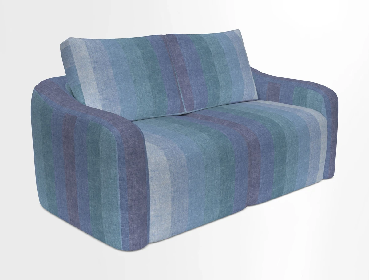 Muse 3 seater sofa in Harpers Bazaar Stripe Carnival