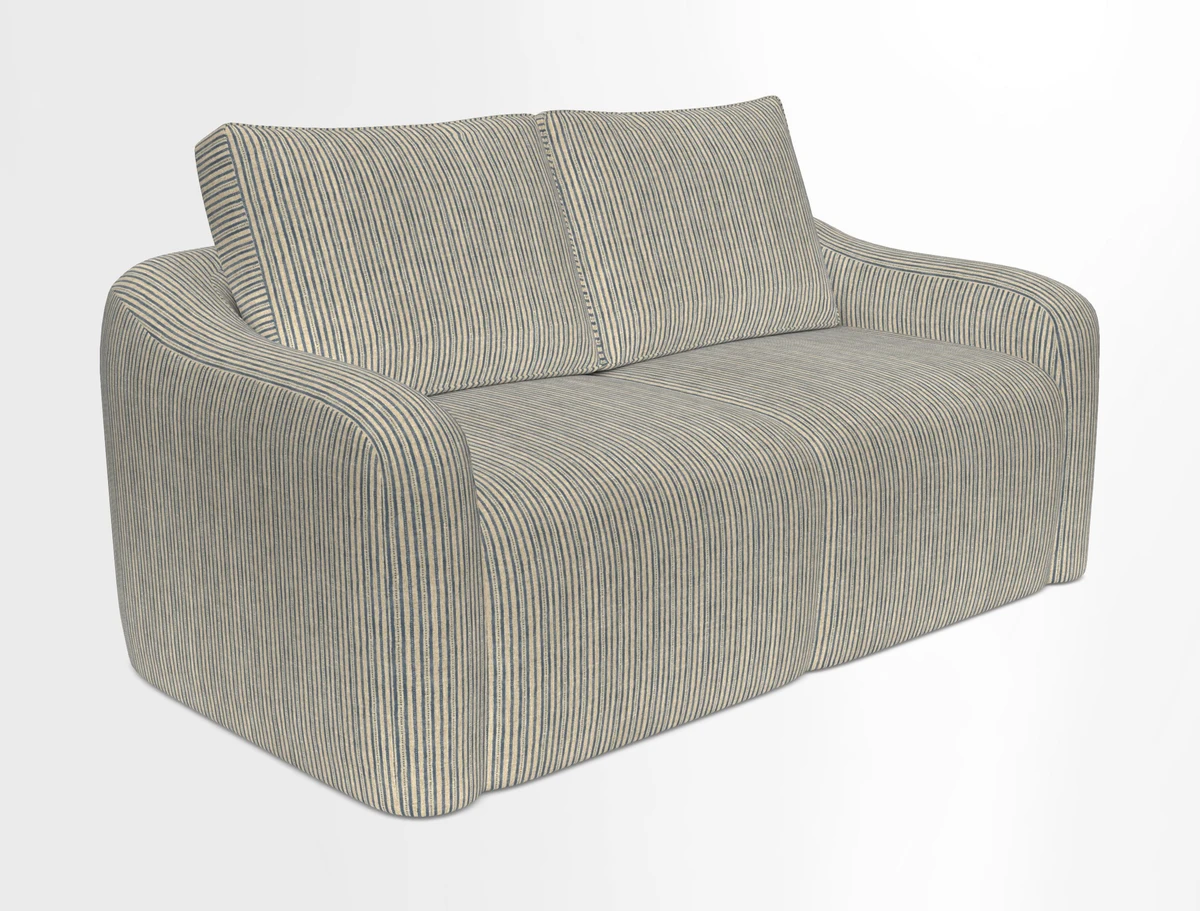 Muse 3 seater sofa in Harpers Bazaar Stripe Carnival