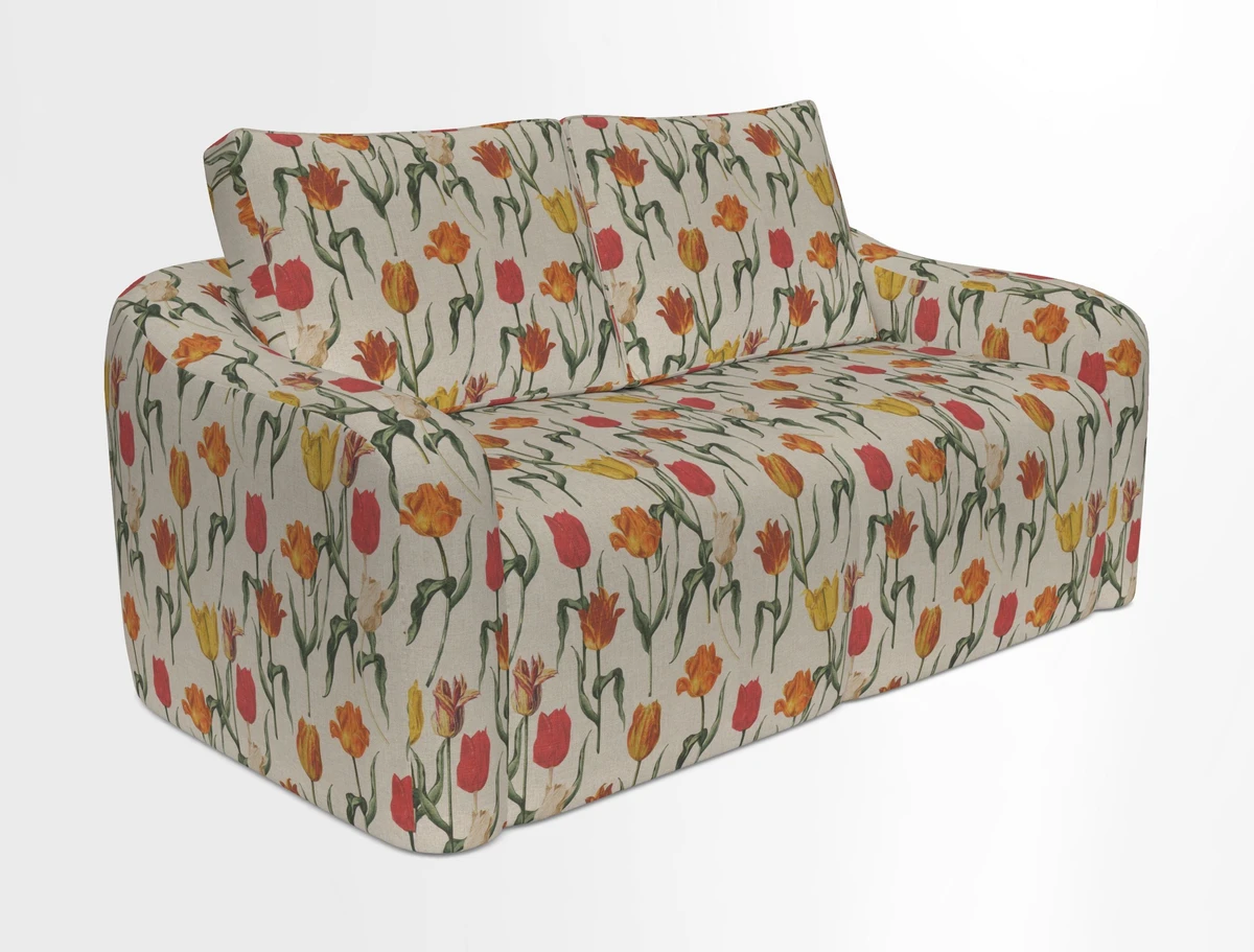 Muse 3 seater sofa in Harpers Bazaar Stripe Carnival