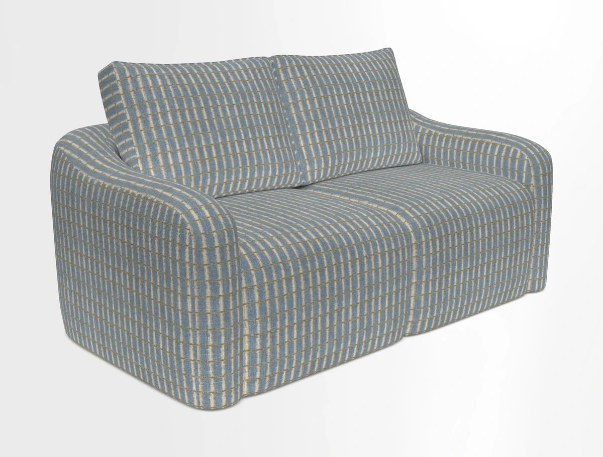 Muse 3 seater sofa in Harpers Bazaar Stripe Carnival