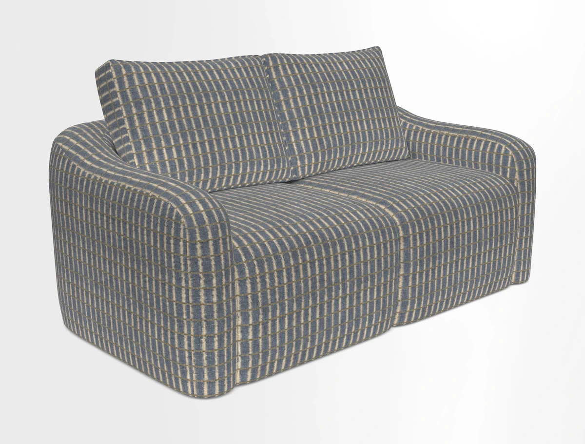 Muse 3 seater sofa in Harpers Bazaar Stripe Carnival