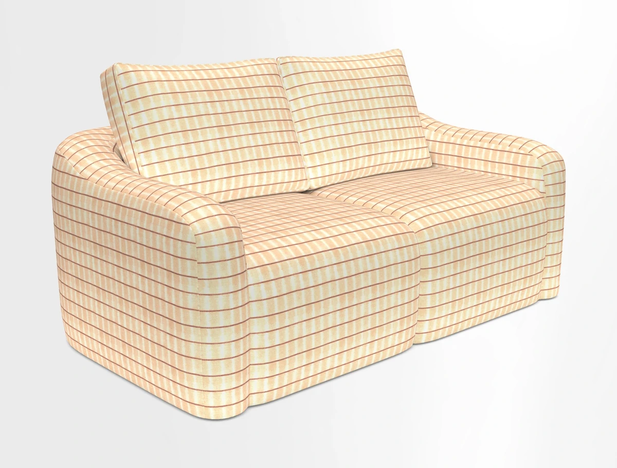 Muse 3 seater sofa in Harpers Bazaar Stripe Carnival