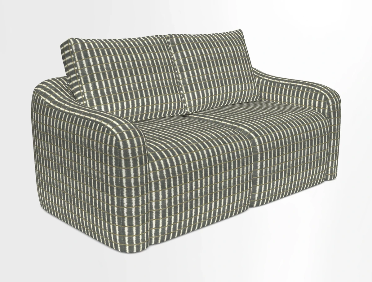 Muse 3 seater sofa in Harpers Bazaar Stripe Carnival