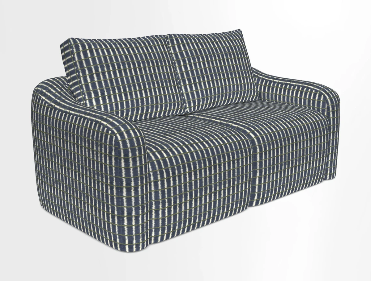 Muse 3 seater sofa in Harpers Bazaar Stripe Carnival
