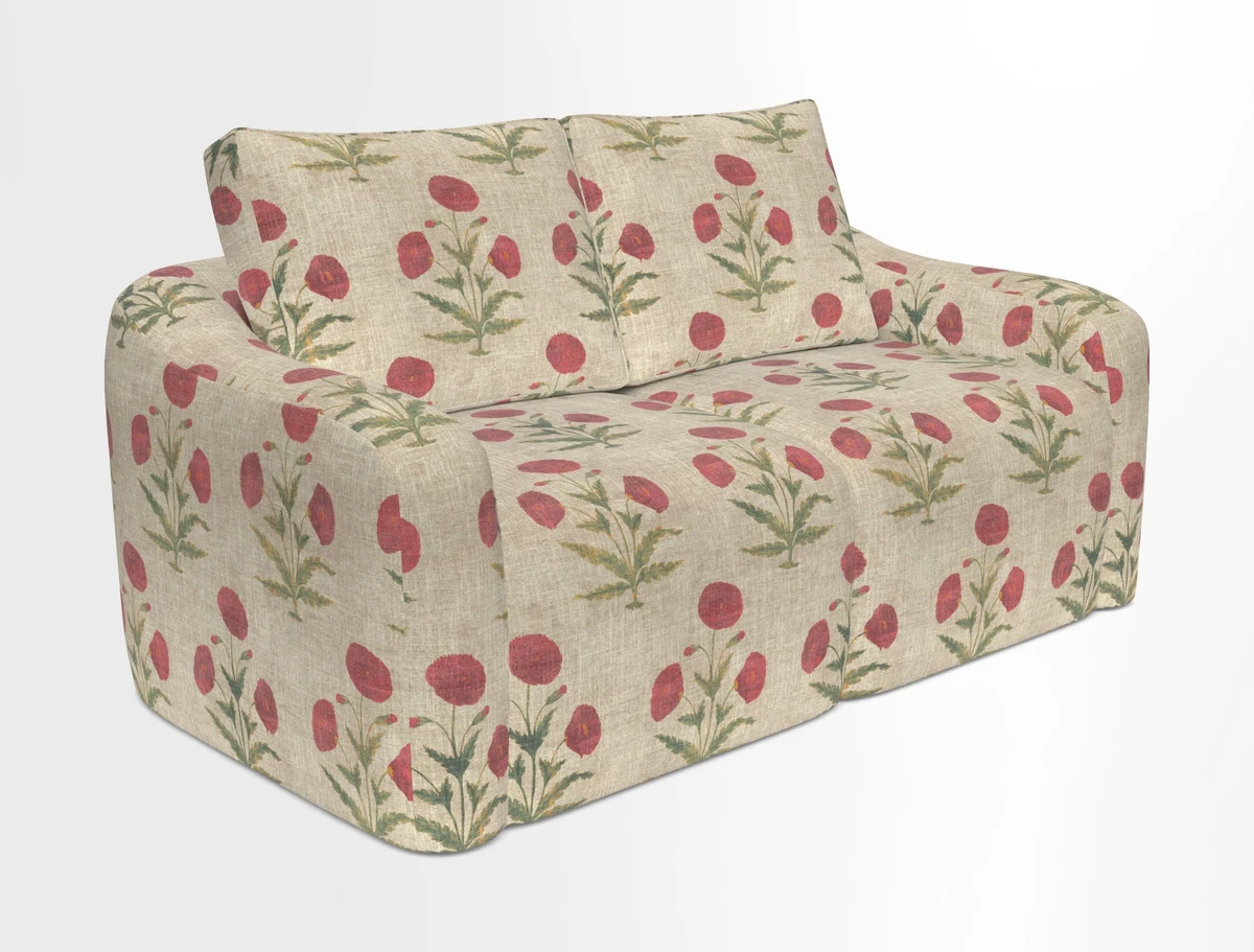 Muse 3 seater sofa in Harpers Bazaar Stripe Carnival