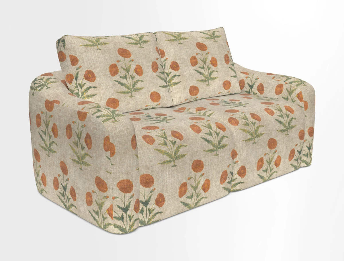 Muse 3 seater sofa in Harpers Bazaar Stripe Carnival