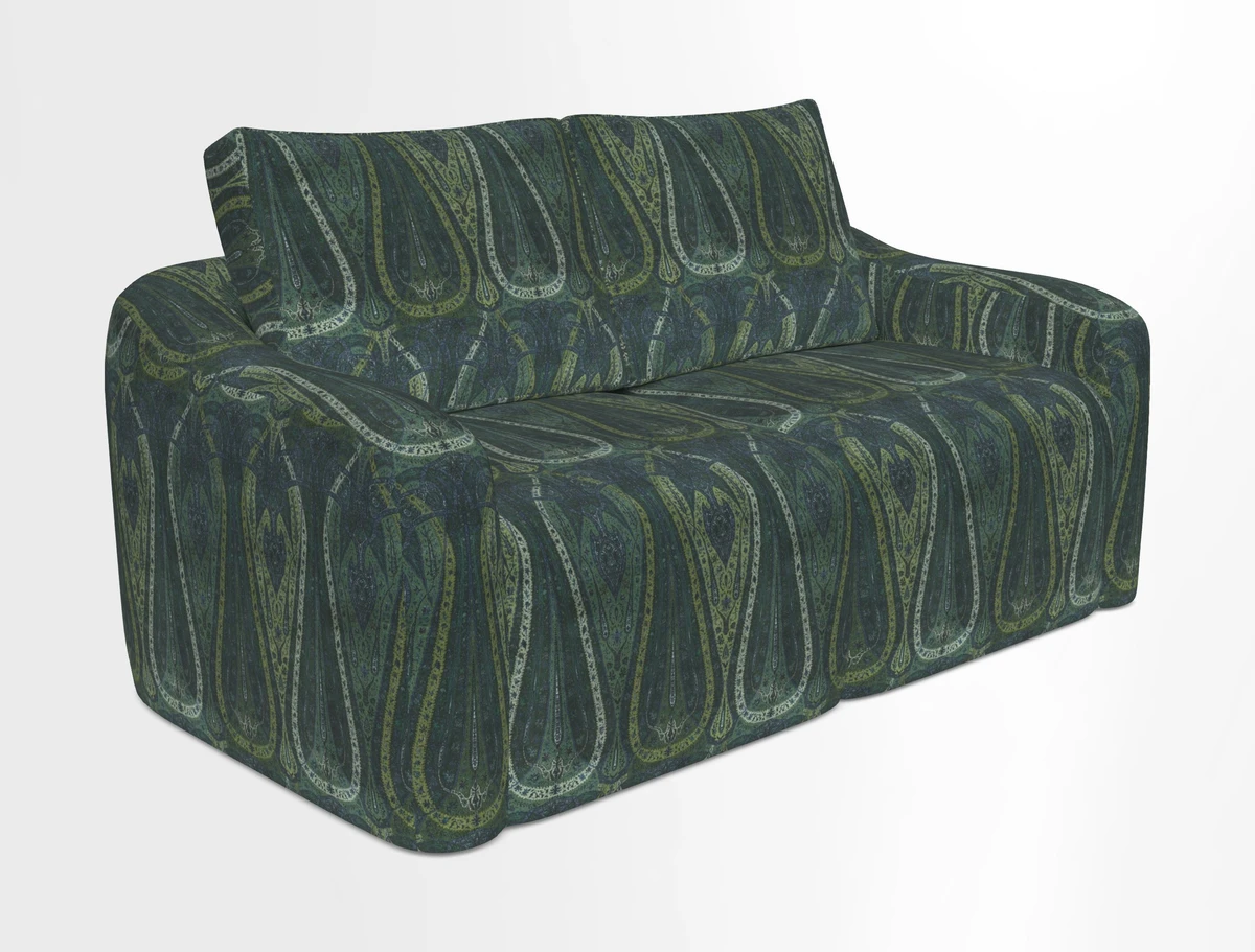 Muse 3 seater sofa in Harpers Bazaar Stripe Carnival